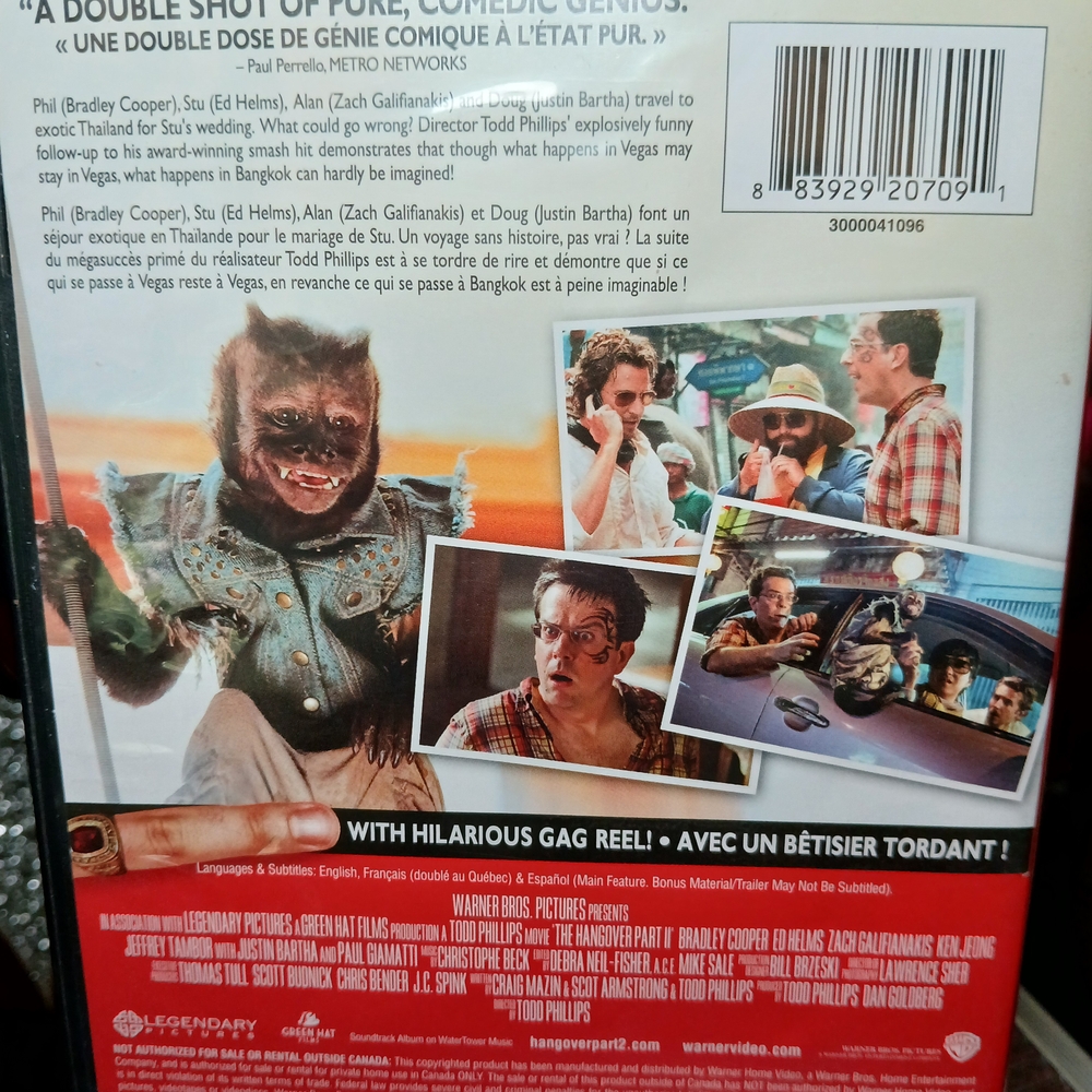 The Hangover Trilogy DVD Set Unrated Special Edition Uncut Theatrical Version - Picture 10 of 14